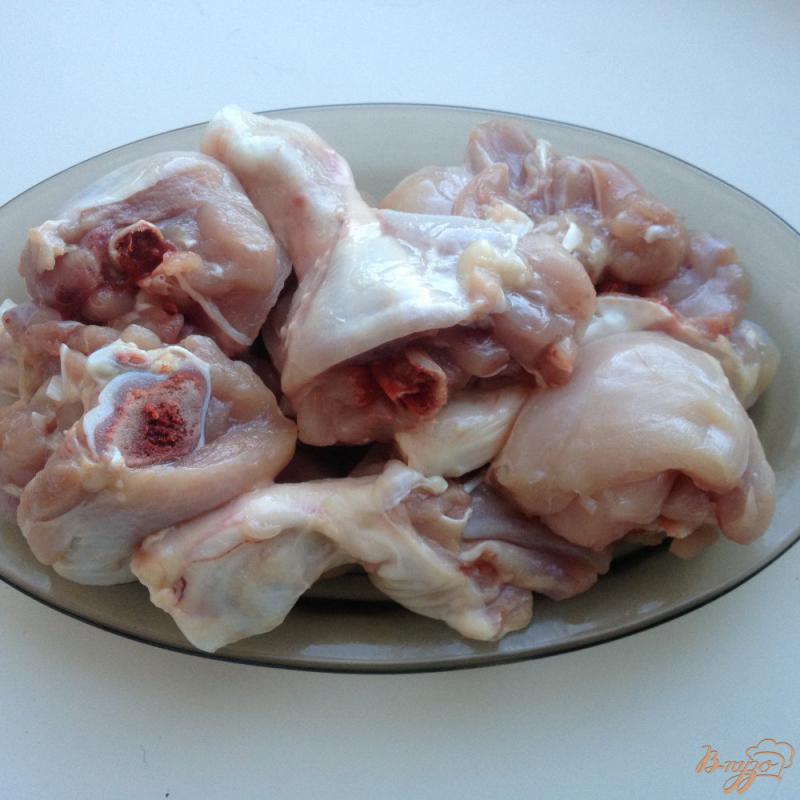 Фото приготовление рецепта: Паэлья с куриными голенями шаг №2