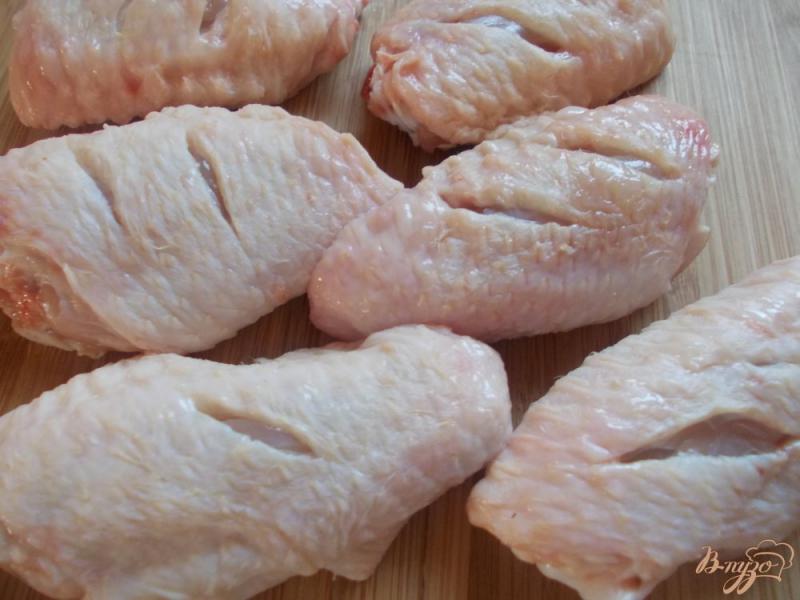 Фото приготовление рецепта: Куриные крылышки в кока-коле шаг №1