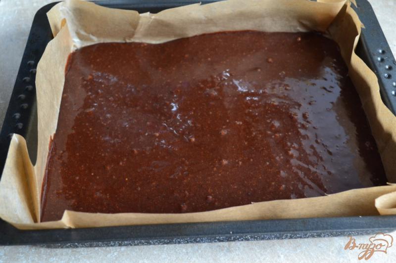 Фото приготовление рецепта: Шоколадный пирог с рикоттой шаг №7