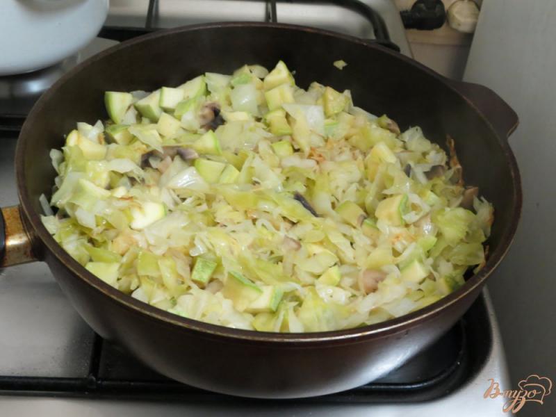 Фото приготовление рецепта: Паста с овощами шаг №6