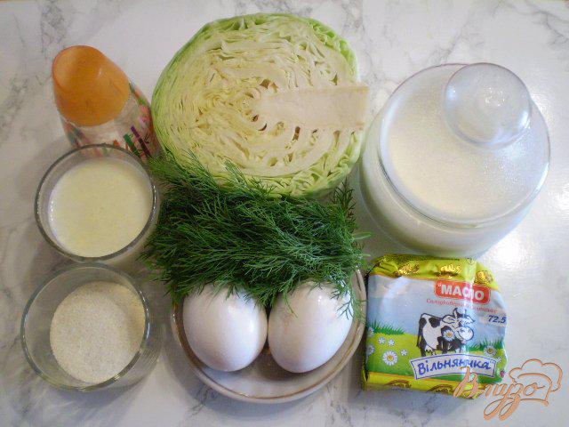 Фото приготовление рецепта: Запеканка из молодой капусты с манкой шаг №1