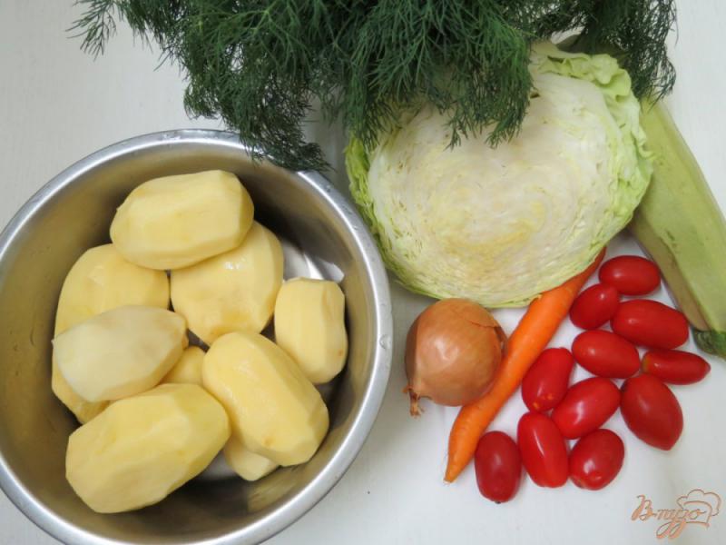 Фото приготовление рецепта: Овощное рагу шаг №1