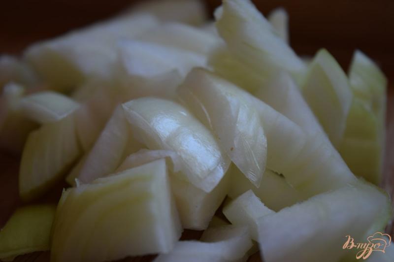 Фото приготовление рецепта: Филе индейки с грибами в сливочном соусе шаг №2