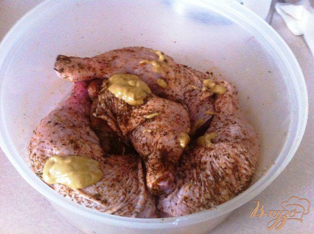 Фото приготовление рецепта: Куриные окорочка в горчичном маринаде шаг №4