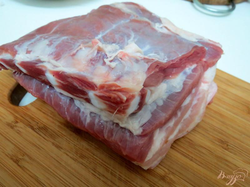 Фото приготовление рецепта: Свинина запеченная с картофелем в рукаве шаг №1