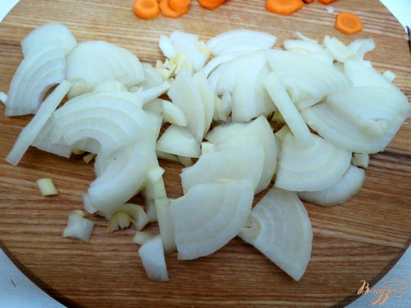 Фото приготовление рецепта: Кабачки тушёные со сметаной шаг №3