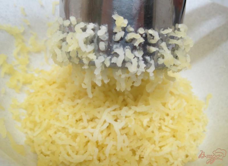 Фото приготовление рецепта: Картофельная запеканка с шампиньонами шаг №2