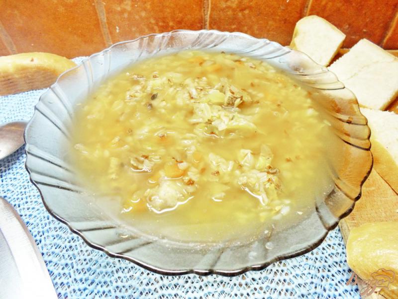 Фото приготовление рецепта: Суп с гречкой с свеклой шаг №7