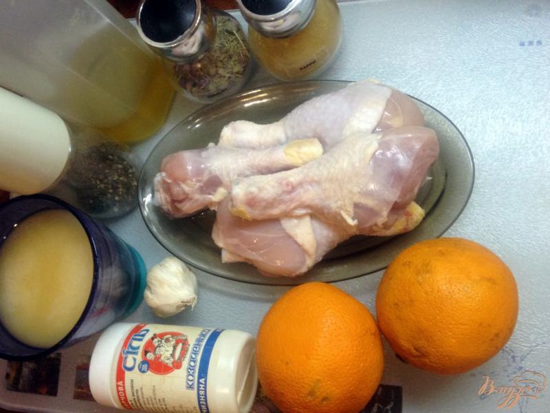 Фото приготовление рецепта: Запеченные куриные ножки с апельсинами шаг №1