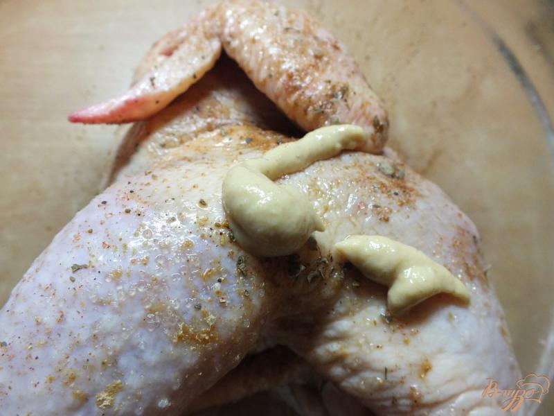 Фото приготовление рецепта: Цыпленок запеченный в рукаве в соевом маринаде шаг №3