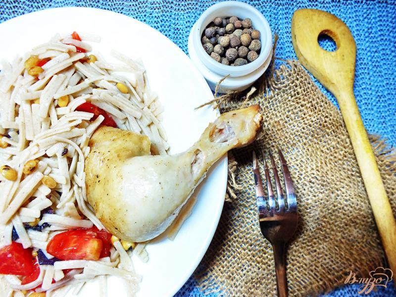Фото приготовление рецепта: Цыпленок запеченный в рукаве в соевом маринаде шаг №6