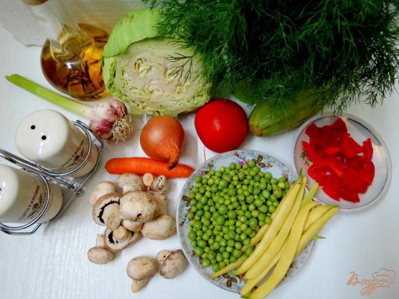 Фото приготовление рецепта: Рагу овощное в мультиварке шаг №1