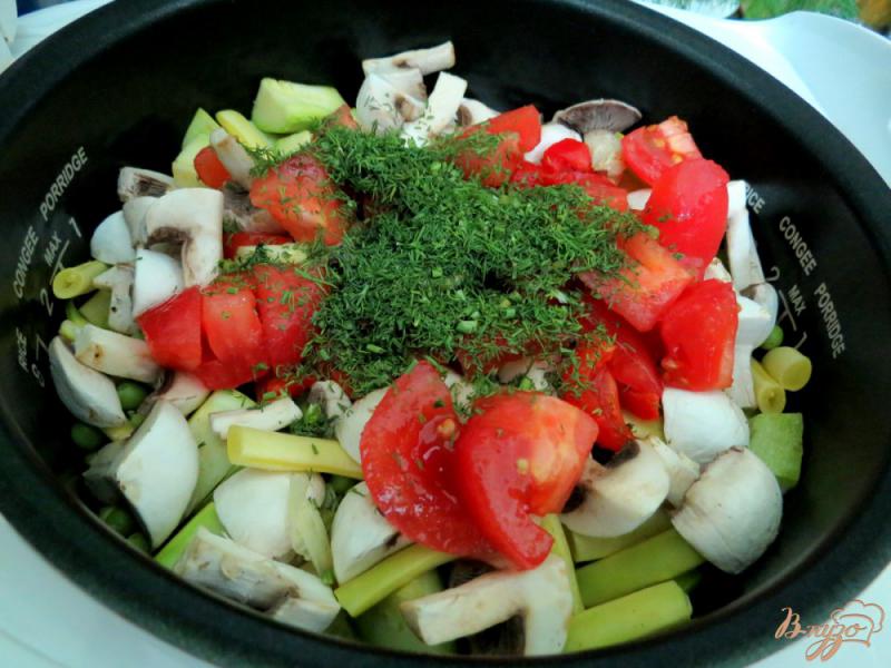 Фото приготовление рецепта: Рагу овощное в мультиварке шаг №7