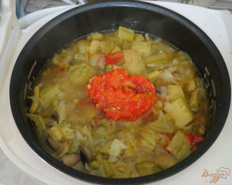 Фото приготовление рецепта: Рагу овощное в мультиварке шаг №8