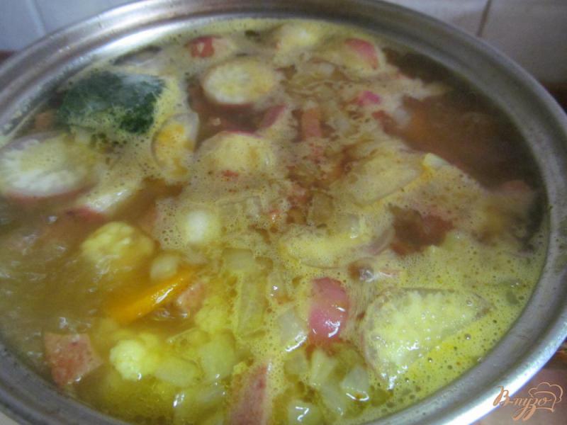 Фото приготовление рецепта: Дачный летний суп шаг №7