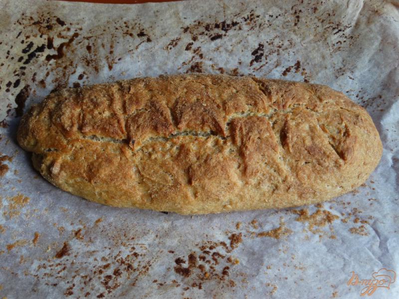 Фото приготовление рецепта: Быстрый хлеб с добавлением ржаной муки шаг №10