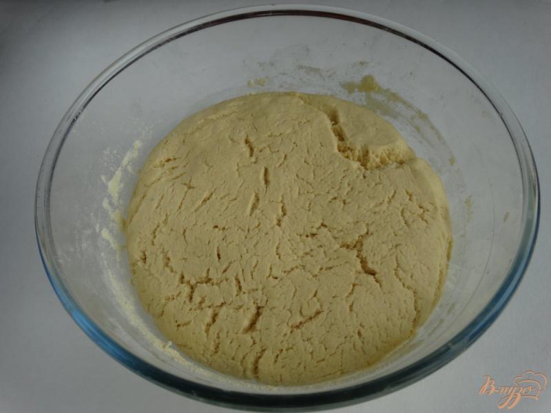 Фото приготовление рецепта: Кукурузное тесто на бульоне шаг №7