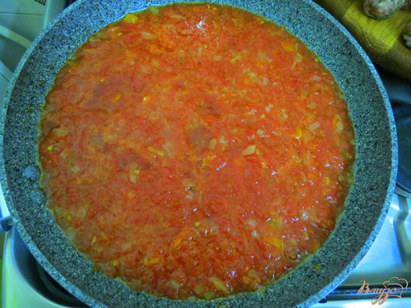 Фото приготовление рецепта: Суп с рисовый с томатами шаг №5