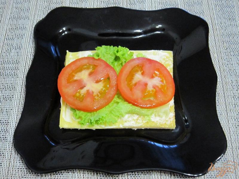 Фото приготовление рецепта: Сэндвич из яичницы шаг №5