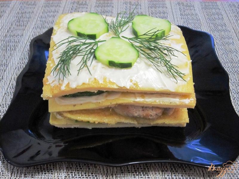 Фото приготовление рецепта: Сэндвич из яичницы шаг №8