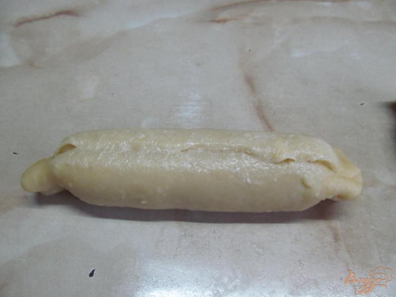 Фото приготовление рецепта: Сосиски в сырном тесте шаг №6