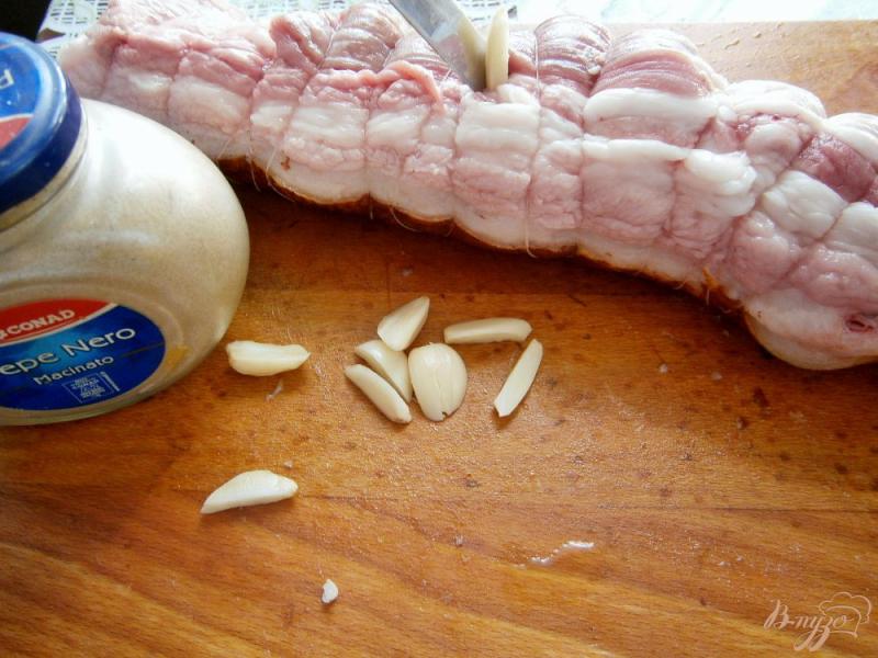 Фото приготовление рецепта: Свиной подчеревок запеченный в духовке шаг №2