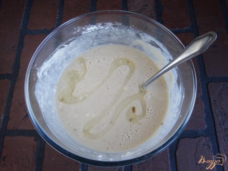 Фото приготовление рецепта: Бананово-грушевый пирог в мультиварке шаг №9