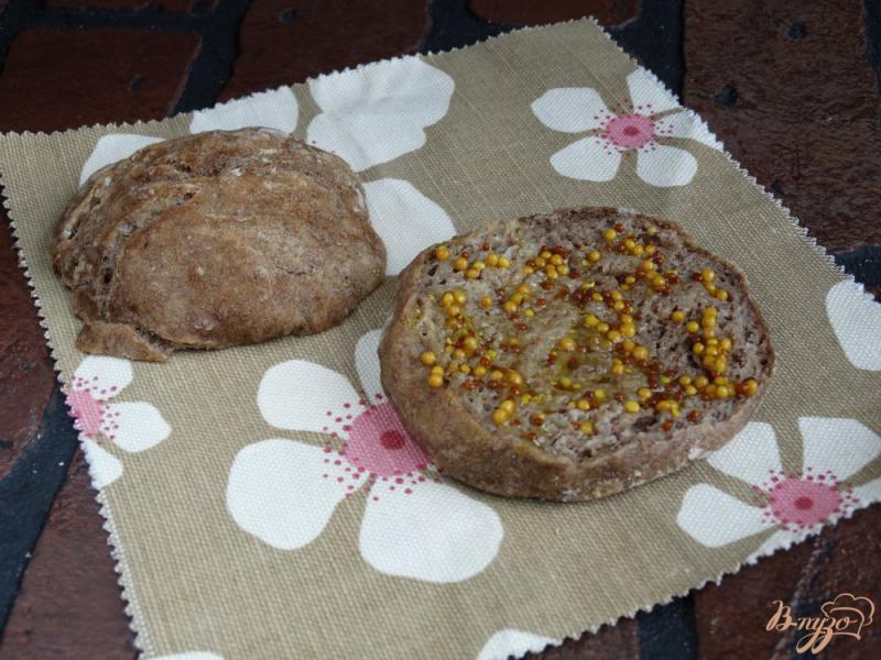 Фото приготовление рецепта: Фишбургер с треской и морской капустой шаг №3