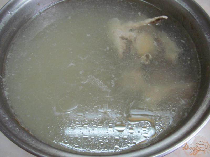 Фото приготовление рецепта: Суп с фасолью и цветной капустой шаг №1
