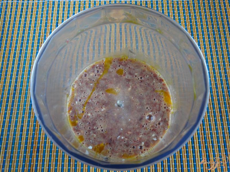 Фото приготовление рецепта: Паровая печеночная запеканка с булгуром и кабачком шаг №3