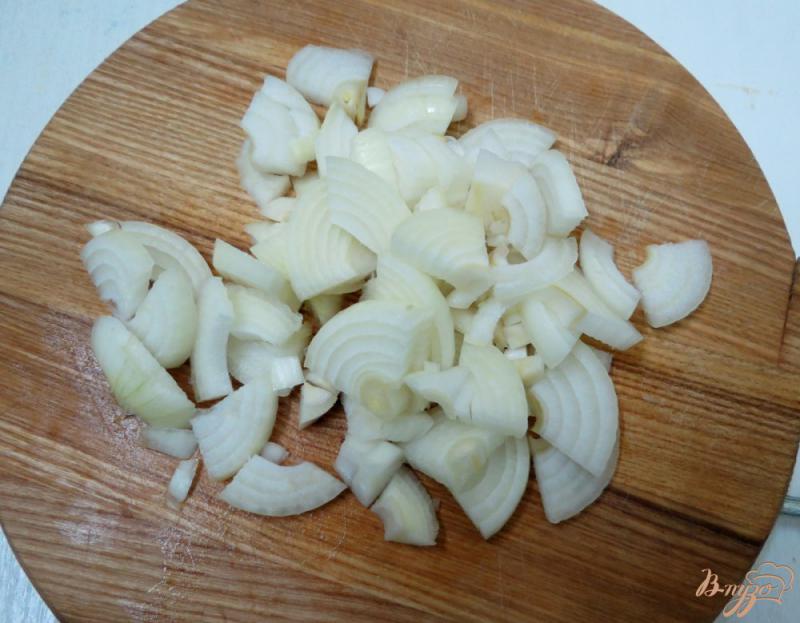 Фото приготовление рецепта: Баклажаны с грибами шаг №4