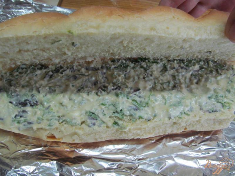 Фото приготовление рецепта: Огромный сендвич шаг №2