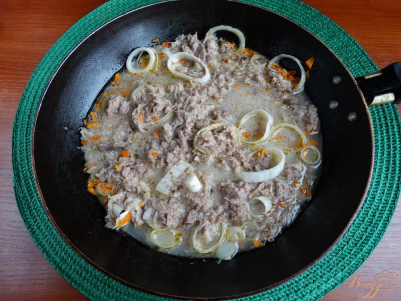 Фото приготовление рецепта: Рис с индейкой и овощами шаг №7