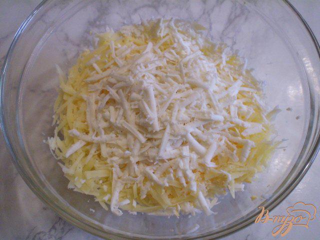 Фото приготовление рецепта: Баклажаны с сырной начинкой шаг №6