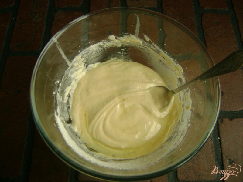 Фото приготовление рецепта: Ванильный бисквит с грушами шаг №6