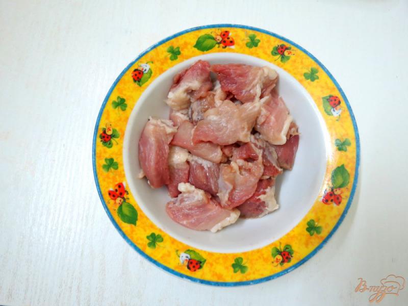 Фото приготовление рецепта: Рагу с мясом шаг №2
