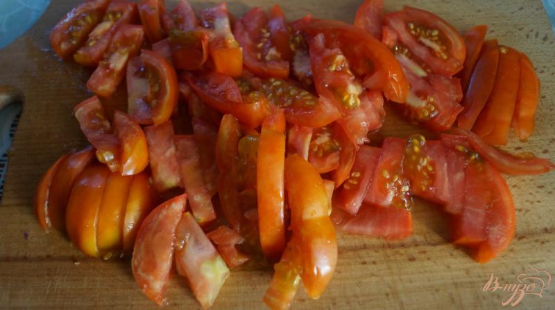 Фото приготовление рецепта: Пикантный овощной салатик шаг №5