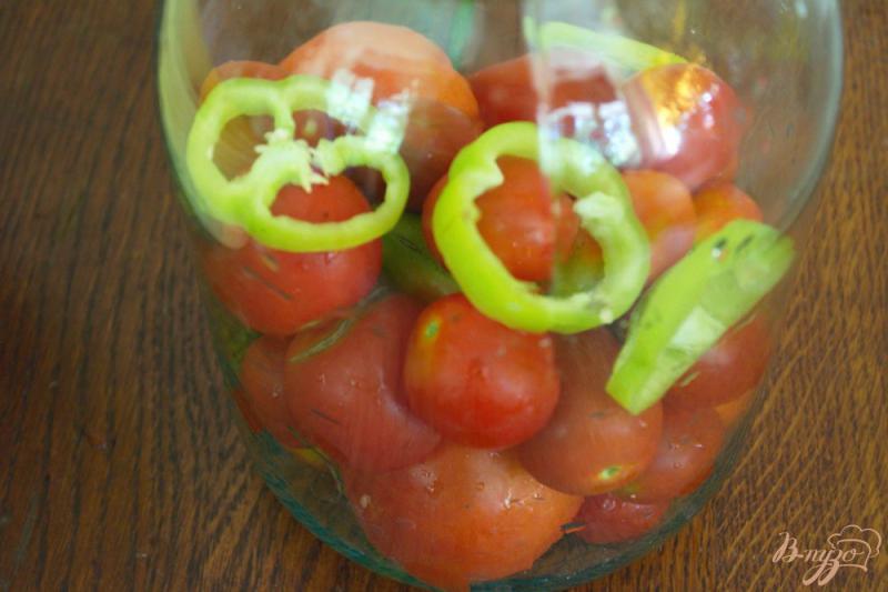 Фото приготовление рецепта: Мамины помидоры на зиму шаг №2