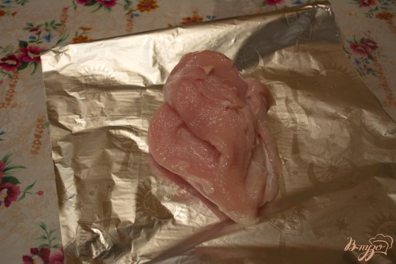 Фото приготовление рецепта: Куриное филе, фаршированное перцем шаг №1
