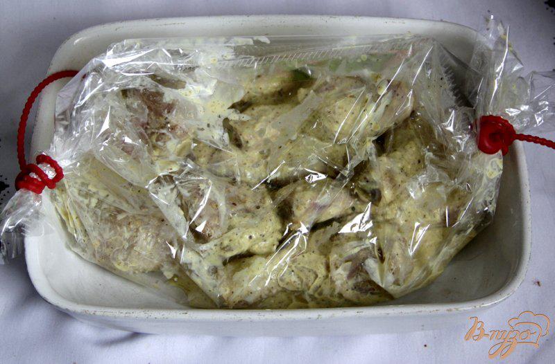 Фото приготовление рецепта: Куриные голени в  горчичном маринаде шаг №4
