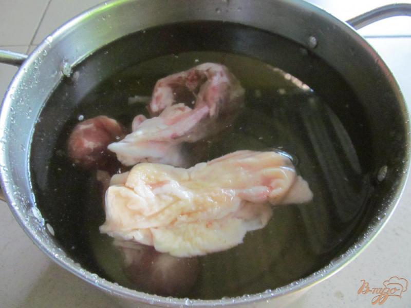 Фото приготовление рецепта: Борщ на свиной копченой щечке шаг №1