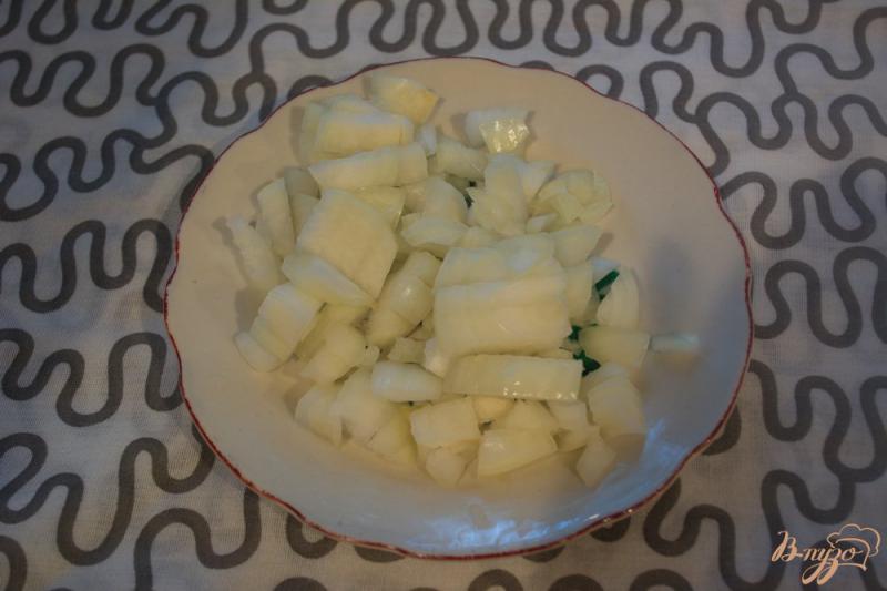 Фото приготовление рецепта: Индейка, тушеная в томате с огурцами шаг №2