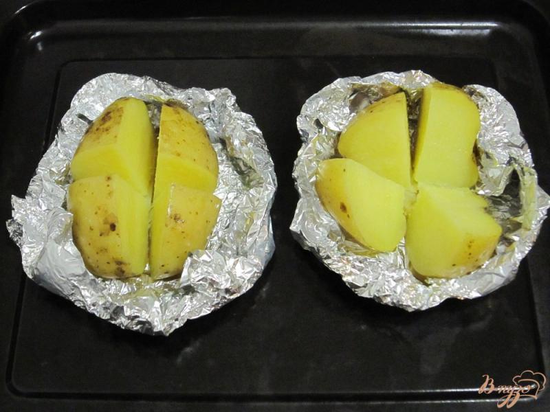 Фото приготовление рецепта: Закуска из картофеля с творогом шаг №7