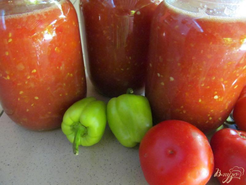 Фото приготовление рецепта: Морс из томатов с перцем шаг №5