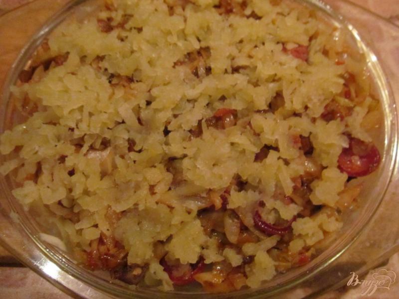 Фото приготовление рецепта: Запеканка из картофеля с капустой шаг №9