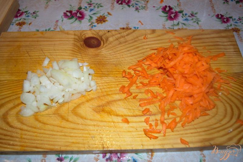 Фото приготовление рецепта: Овощной гарнир из баклажана и помидор шаг №2