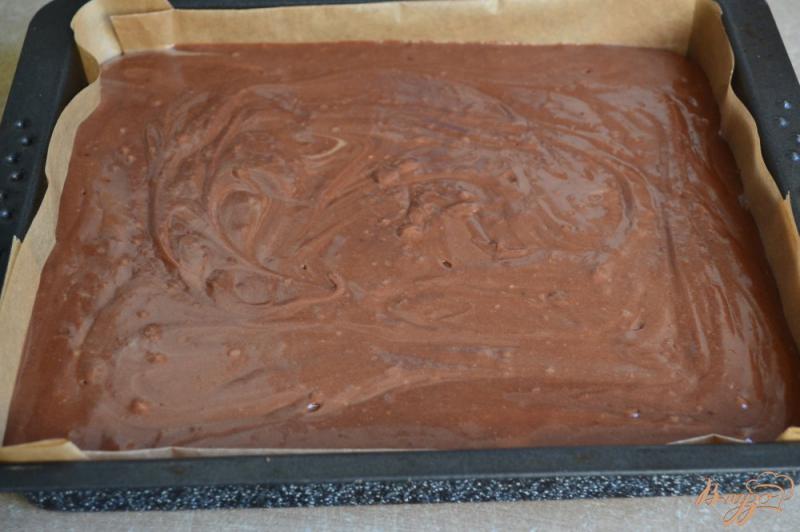 Фото приготовление рецепта: Шоколадный пирог с рикоттой шаг №6