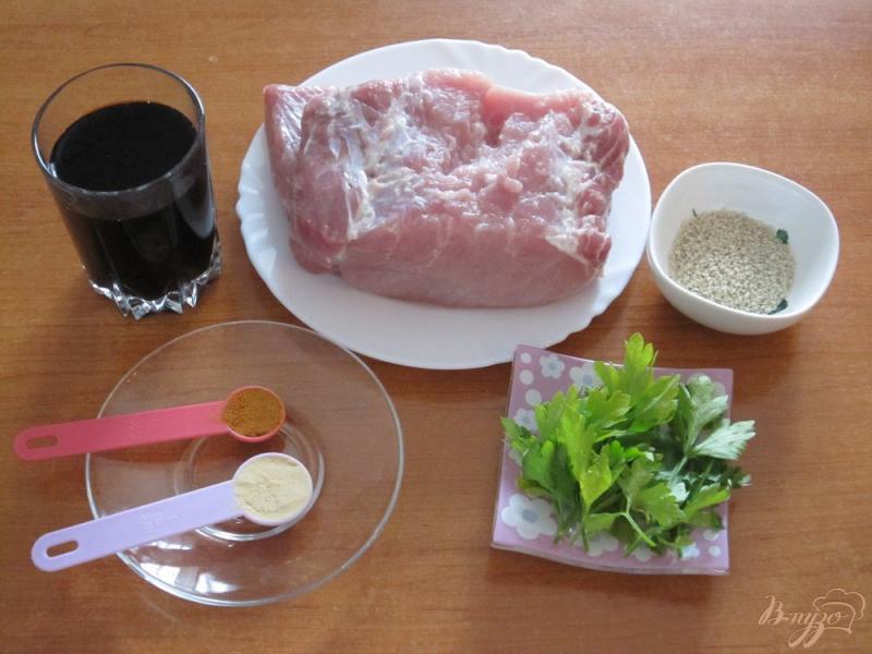 Фото приготовление рецепта: Запеченная маринованная свинина шаг №1