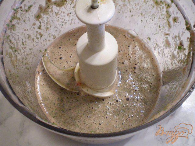 Фото приготовление рецепта: Зеленый смузи с арбузом и мятой шаг №4