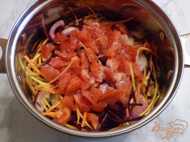 Фото приготовление рецепта: Свекольный салат шаг №6